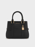 CHARLES & KEITH Women Mini Scottie Tote Bag_Black