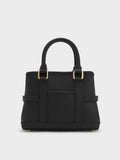 CHARLES & KEITH Women Mini Scottie Tote Bag_Black