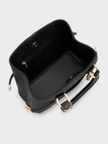CHARLES & KEITH Women Mini Scottie Tote Bag_Black