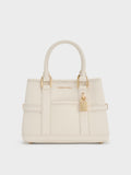 CHARLES & KEITH Women Mini Scottie Tote Bag_Cream