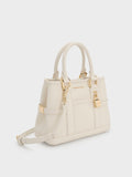 CHARLES & KEITH Women Mini Scottie Tote Bag_Cream