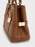 CHARLES & KEITH Women Mini Scottie Tote Bag_Chocolate