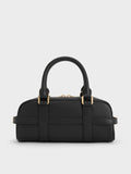 CHARLES & KEITH Women Scottie Bowling Bag_Black