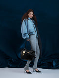 CHARLES & KEITH Women Delfina Belted Tote Bag -Noir