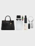 CHARLES & KEITH Women Scottie Tote Bag -Black