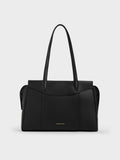 CHARLES & KEITH Women Roan Tote Bag -Black