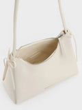 CHARLES & KEITH Women Hazel Bow Hobo Bag_Cream
