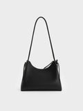 CHARLES & KEITH Women Hazel Bow Hobo Bag_Noir