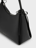 CHARLES & KEITH Women Hazel Bow Hobo Bag_Noir