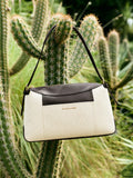 CHARLES & KEITH Women Roan Canvas Top Handle Bag -Espresso Brown