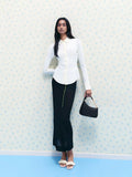 CHARLES & KEITH Women Mini Agatha Chain-Accent Shoulder Bag_Black