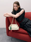 CHARLES & KEITH Women Duo Quilted Crossbody Bag_Cream