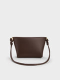 CHARLES & KEITH Women Midori Colourblock Geometric Crossbody Bag_Multi Brown
