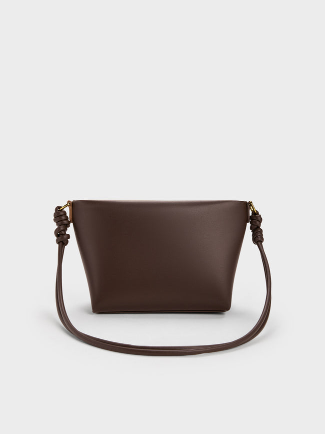 CHARLES & KEITH Women Midori Colourblock Geometric Crossbody Bag_Multi Brown