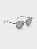CHARLES & KEITH Women Livonia Crystal Square Sunglasses_Jet Black