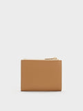 CHARLES & KEITH Women Midori Colourblock Geometric Small Wallet_Multi Pink