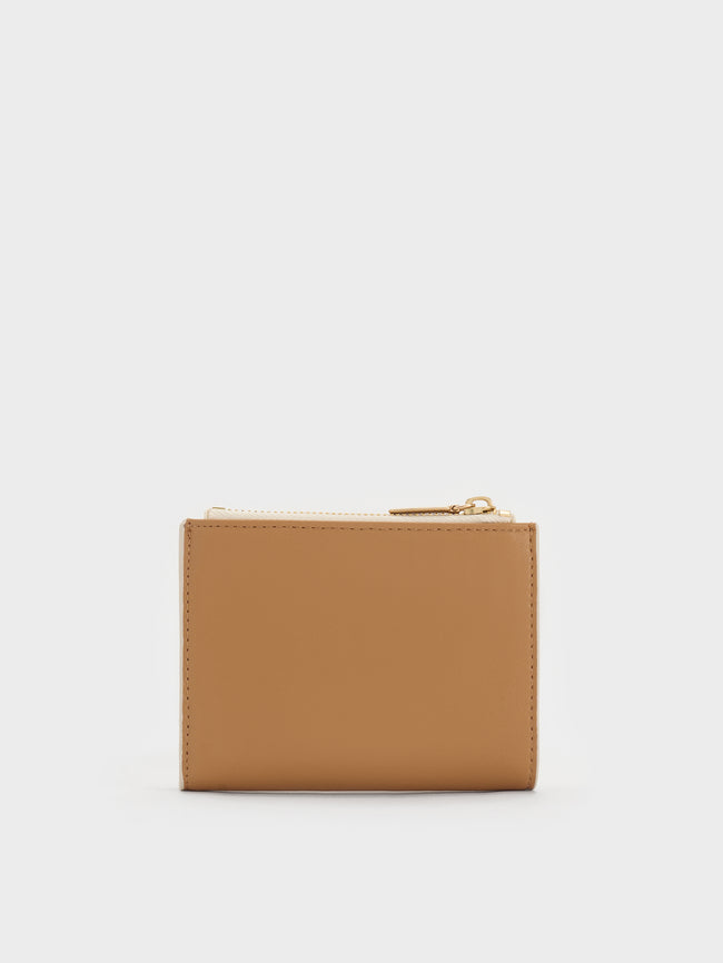 CHARLES & KEITH Women Midori Colourblock Geometric Small Wallet_Multi Pink