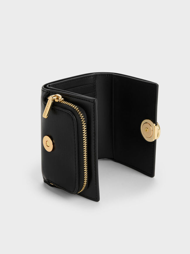 CHARLES & KEITH Women Behn Small Wallet -Black