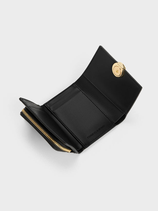 CHARLES & KEITH Women Behn Small Wallet -Black