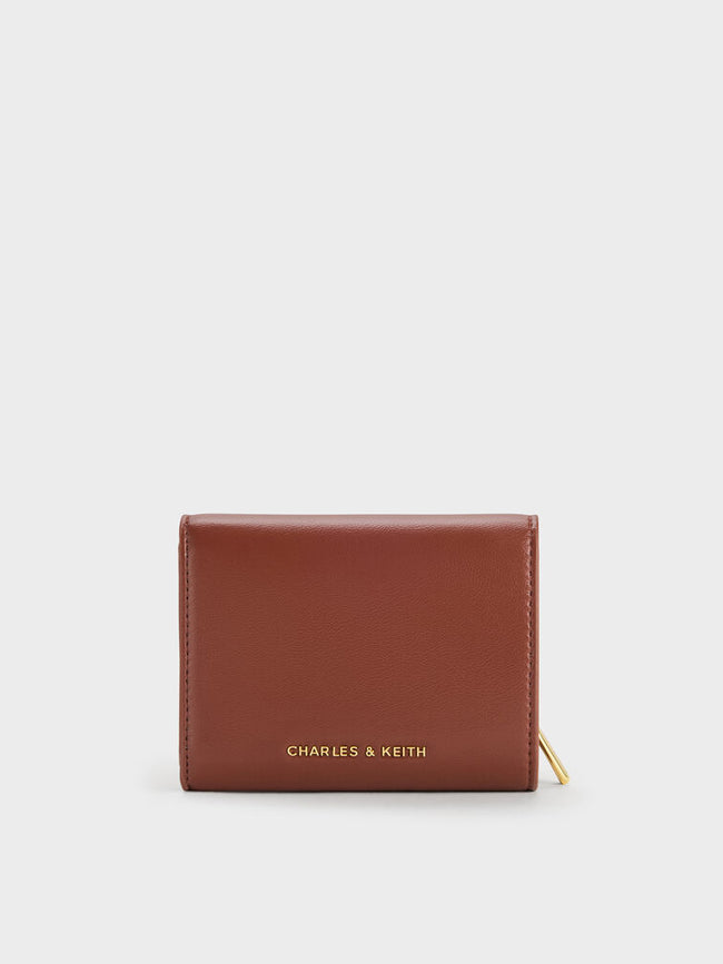CHARLES & KEITH Women Behn Small Wallet -Brick