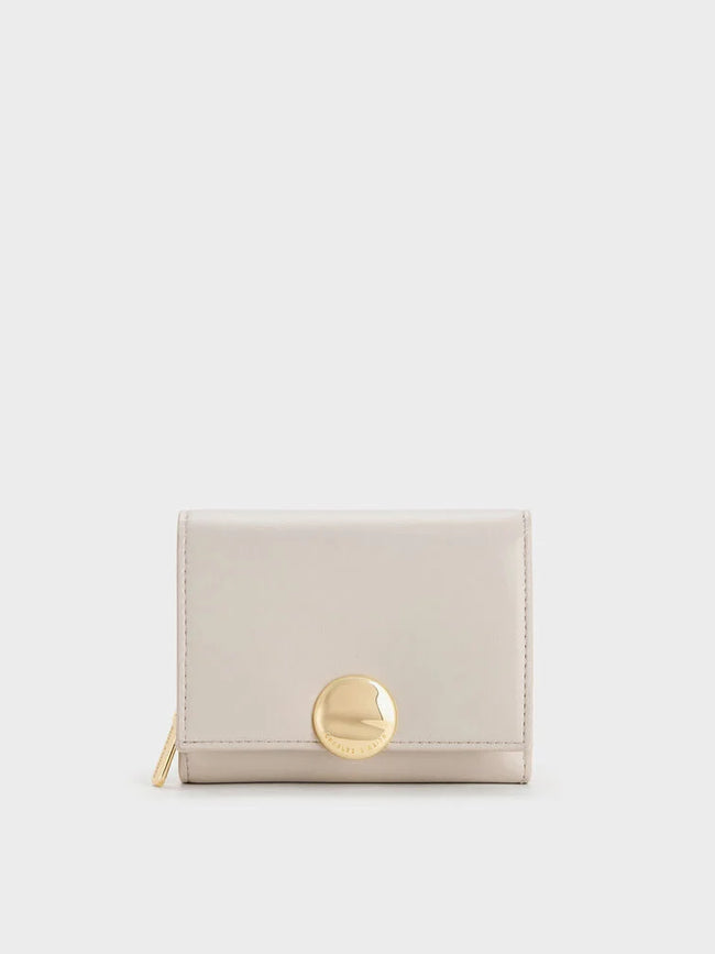 CHARLES & KEITH Women CK6-10770722_Shell Grey -Shell Grey