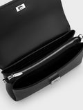 CHARLES & KEITH Women Hazel Bow Wallet On Chain_Noir