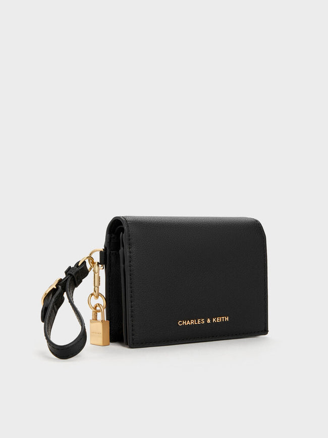 CHARLES & KEITH Women Scottie Small Wallet_Black