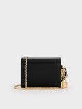 CHARLES & KEITH Women Scottie Small Wallet_Black