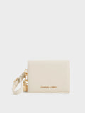 CHARLES & KEITH Women Scottie Small Wallet_Cream
