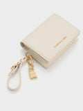 CHARLES & KEITH Women Scottie Small Wallet_Cream