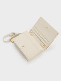 CHARLES & KEITH Women Scottie Small Wallet_Cream