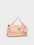 CHARLES & KEITH Women Kerry Wallet On Chain_Pink