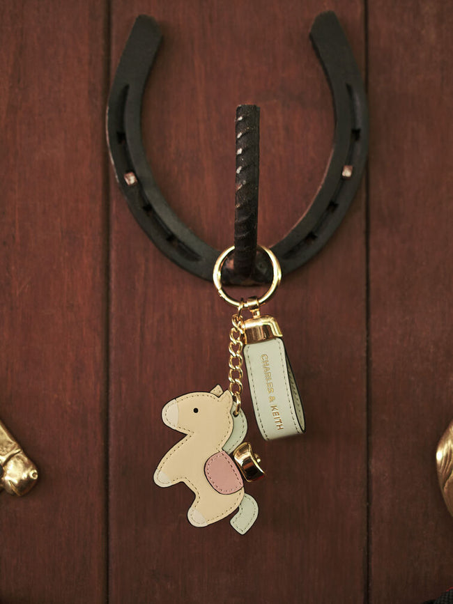 CHARLES & KEITH Women Horse With Gold Ingot Charm_Multi