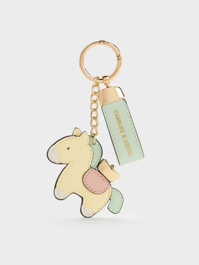 CHARLES & KEITH Women Horse With Gold Ingot Charm_Multi