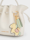 CHARLES & KEITH Women Horse With Gold Ingot Charm_Multi