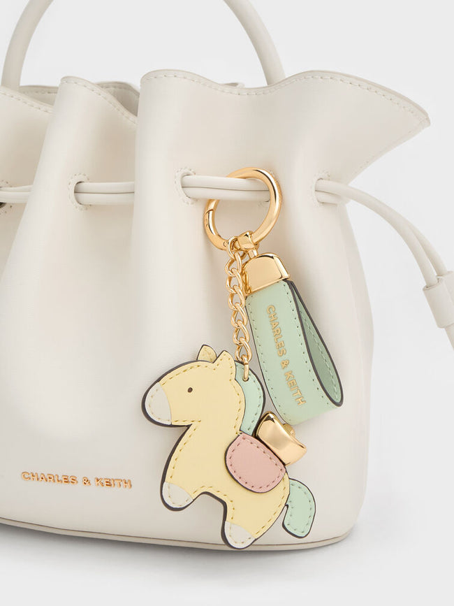 CHARLES & KEITH Women Horse With Gold Ingot Charm_Multi