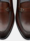 PEDRO Leather Loafers- Brown