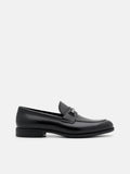 PEDRO Altitude Leather Horsebit Loafers - Black