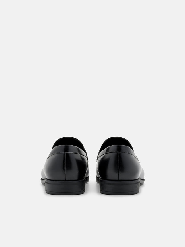 PEDRO Altitude Leather Horsebit Loafers - Black