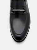 PEDRO Altitude Leather Horsebit Loafers - Black
