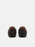 PEDRO Renly Nubuck Driving Shoes -  Dark Brown