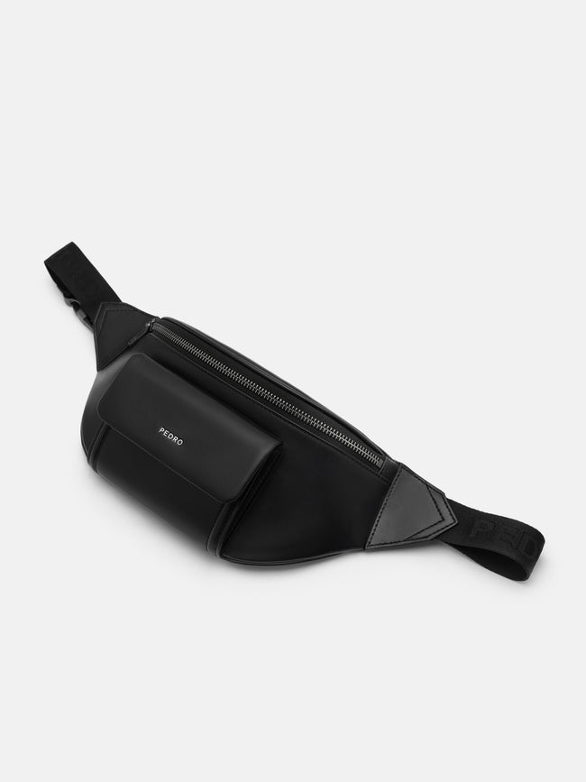 PEDRO Cyrus Leather Belt Bag- Black
