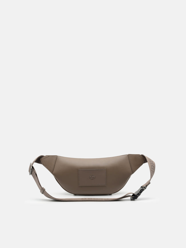 PEDRO Cyrus Leather Belt Bag-Dark Taupe