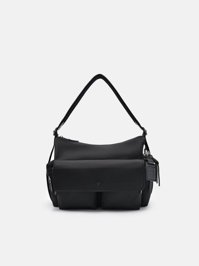 PEDRO Relay Messenger Bag - Black