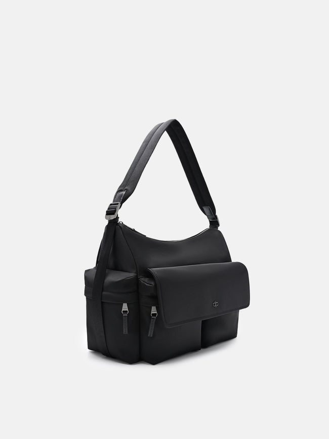 PEDRO Relay Messenger Bag - Black