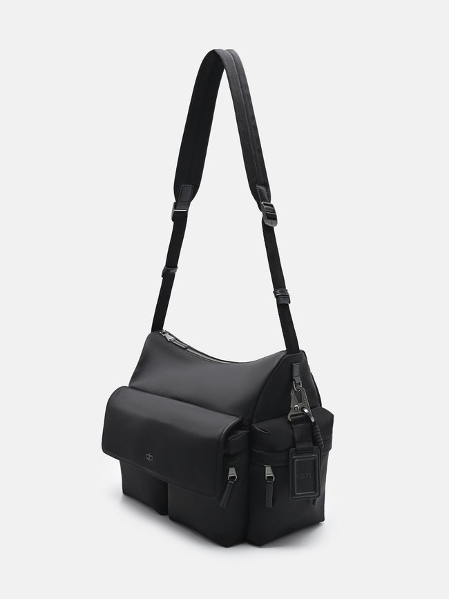 PEDRO Relay Messenger Bag - Black