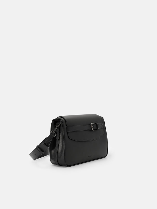 PEDRO Noah Leather Crossbody Bag - Dark Brown