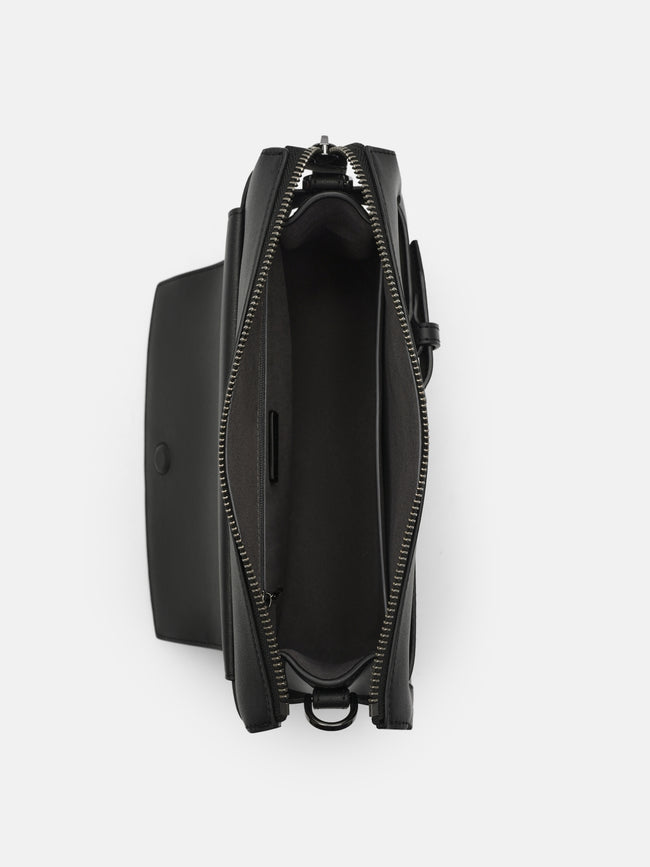 PEDRO Noah Leather Crossbody Bag - Dark Brown