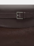 PEDRO Noah Leather Crossbody Bag - Dark Brown