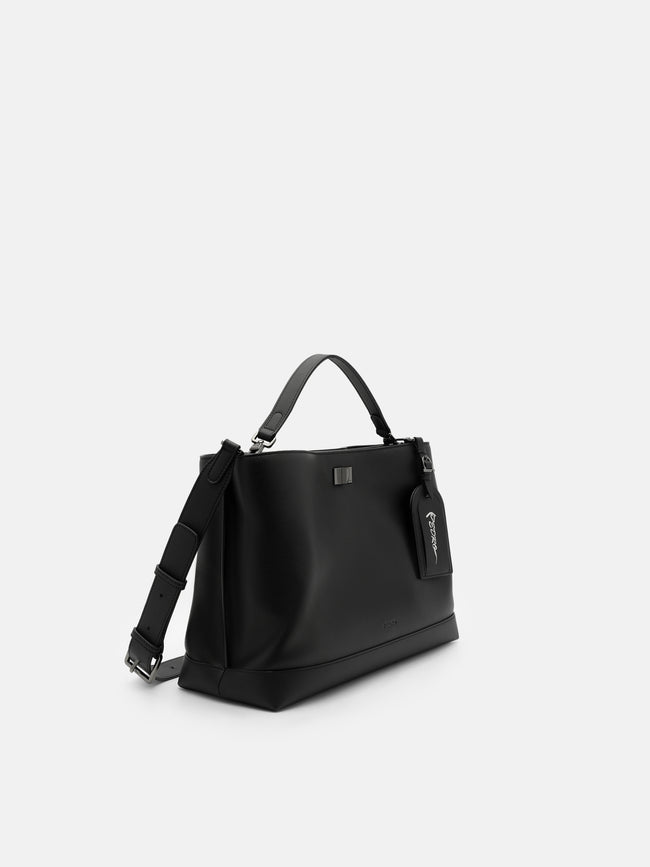 PEDRO Hobo Crossbody Bag- Black